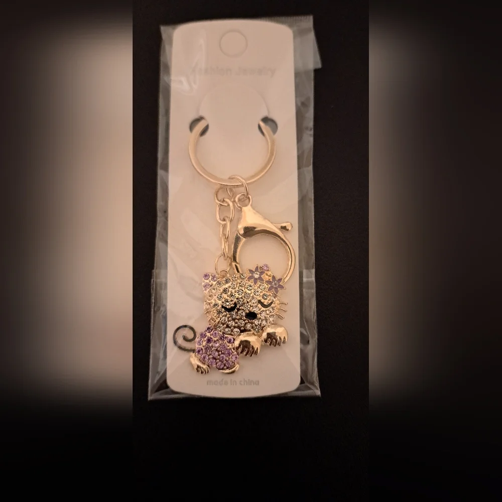 Cat Key Charm (pick 1) NWT, pink one available in a bundle list or request here.